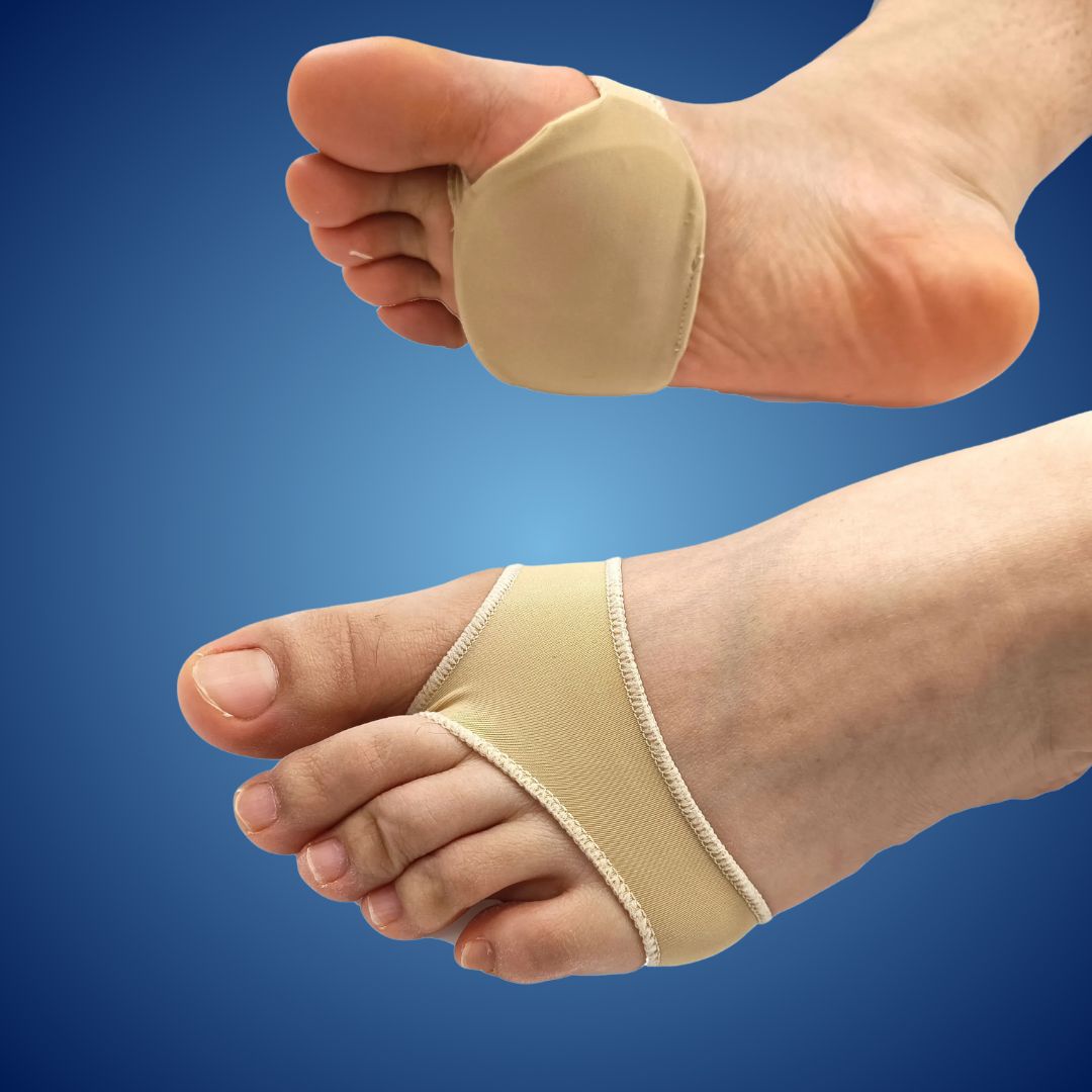 Gel Metatarsal Foot Pads for Ball of Foot Pain Relief | Cushioned Forefoot Support Inserts for Morton's Neuroma & Metatarsalgia | Non-Slip | Thomler