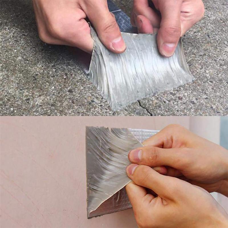 Heavy-Duty Aluminum Foil Leak Repair Tape – Butyl Rubber Self-Adhesive Seal for Roofs, Gutters, Pipes & RVs – Waterproof & Heat-Resistant | Thomler