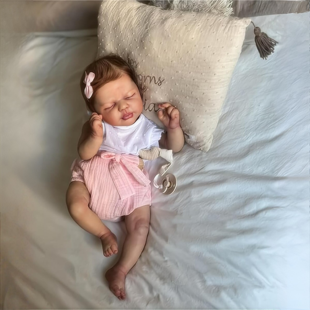 Lifelike Silicone Baby Doll with Soft Touch Skin for Collectible Display & Comfort | Thomler