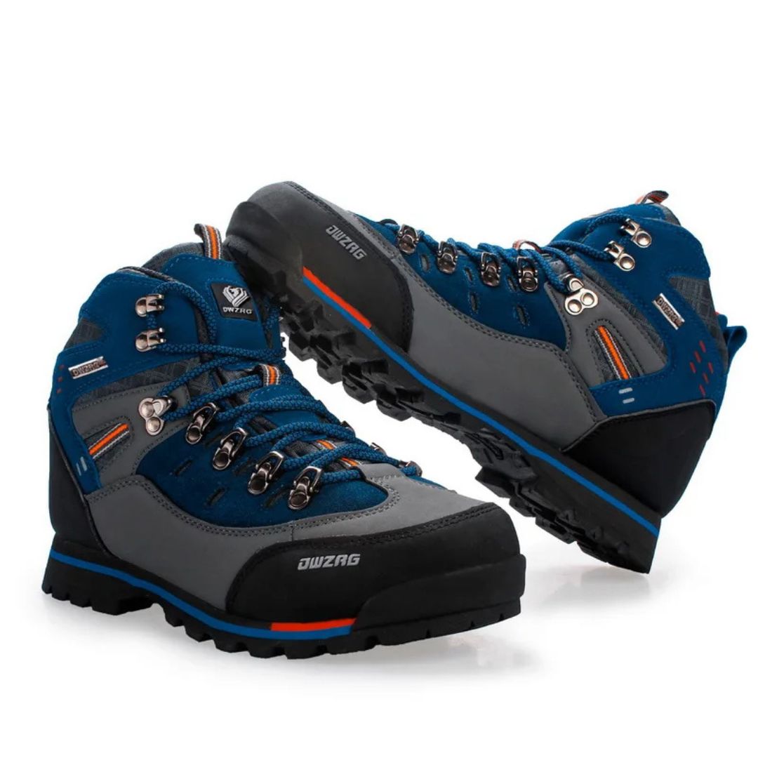 Men's Waterproof Hiking Boots with Non-Slip Rubber Sole – Mid-Ankle Trekking Shoes for Winter Trail Walking, Outdoor Adventures & Mountain | Thomler