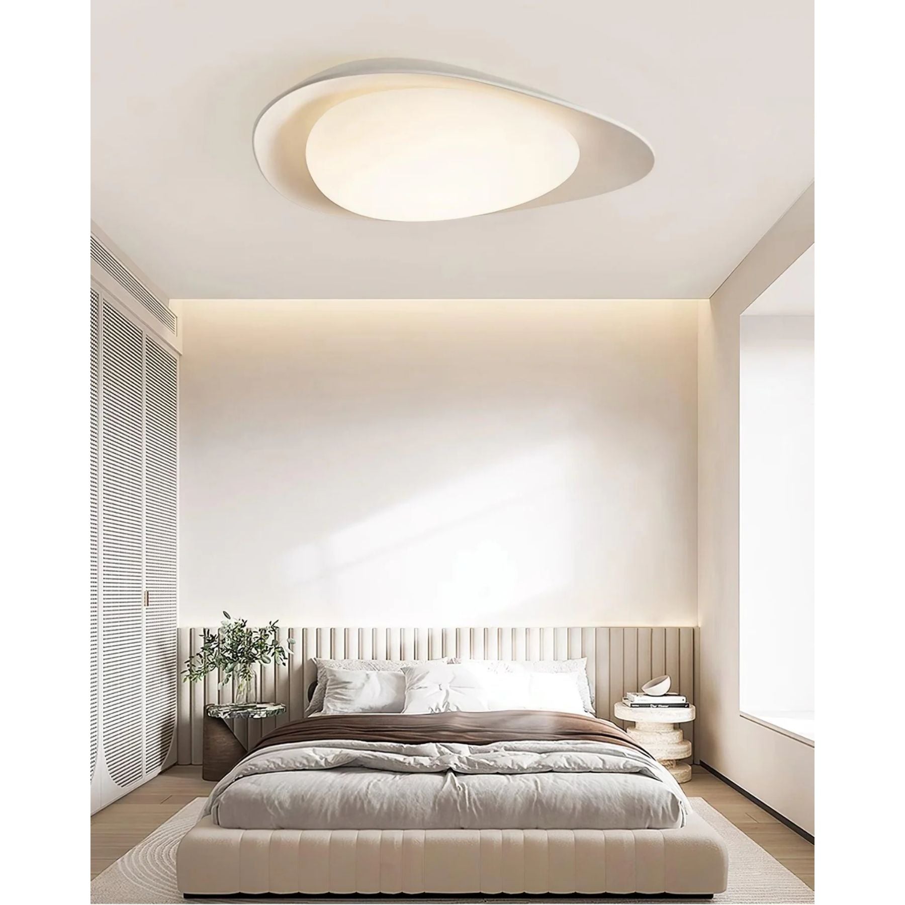 Ceiling Light Resin Leaf Shape 40.0 cm Green Living Room Bedroom Dining Room Adjustable LED Lighting | Thomler