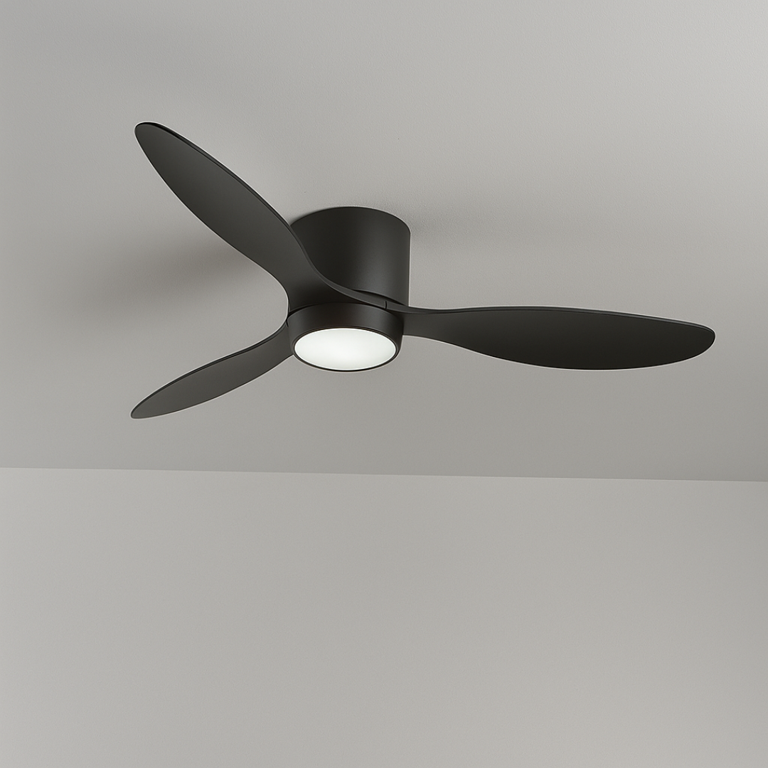 42-Inch Ceiling Fan with Dimmable LED Light & Remote | 3-Speed Reversible Motor for Year-Round Comfort | Thomler
