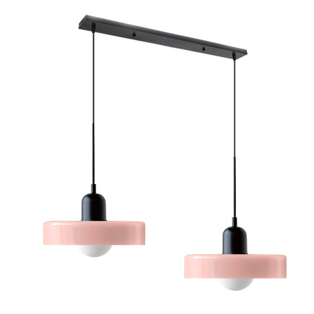 Pendant Light Glass Double Shade G9 35.0 cm Dining Room Kitchen Island Ceiling Fixture Modern Hanging Lamp | Thomler