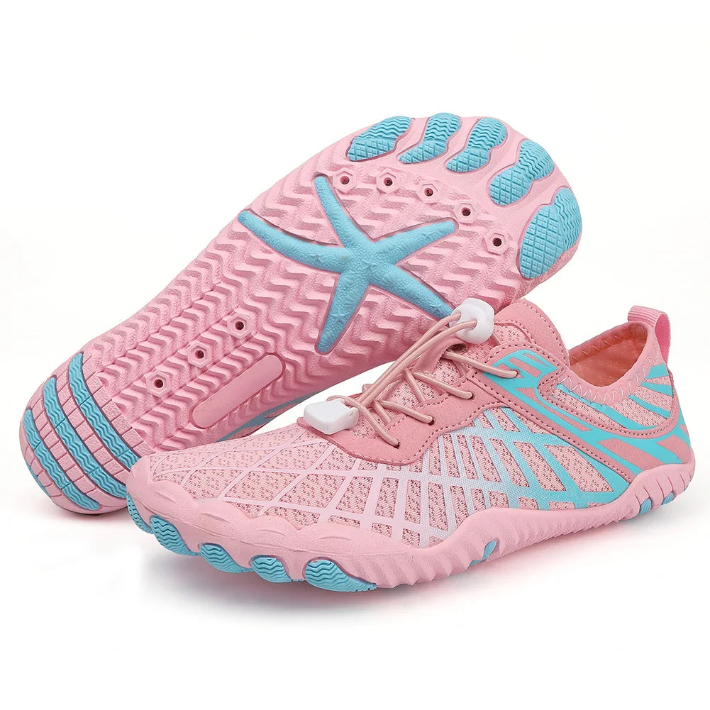 Quick-Dry Water Shoes with Non-Slip Rubber Sole for Beach, Pool & Water Sports | Unisex Lightweight Aqua Sneakers | Thomler