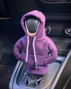 Mini Hoodie Gear Shift Cover – Playful Car Interior Accessory for Manual & Automatic Vehicles | Thomler