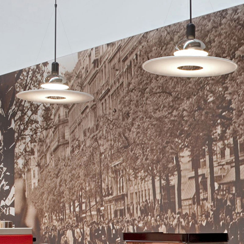 Contemporary Bell-Shaped Glass Pendant Light with Metal Canopy for Kitchen Island & Dining Room | Thomler