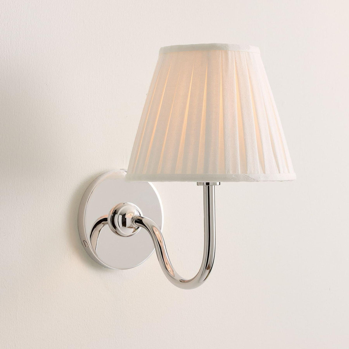 Brass Sconce with Fabric Drum Shade – 1 or 2 Light Hardwired Fixture for Bedroom, Hallway & Living Room | Thomler