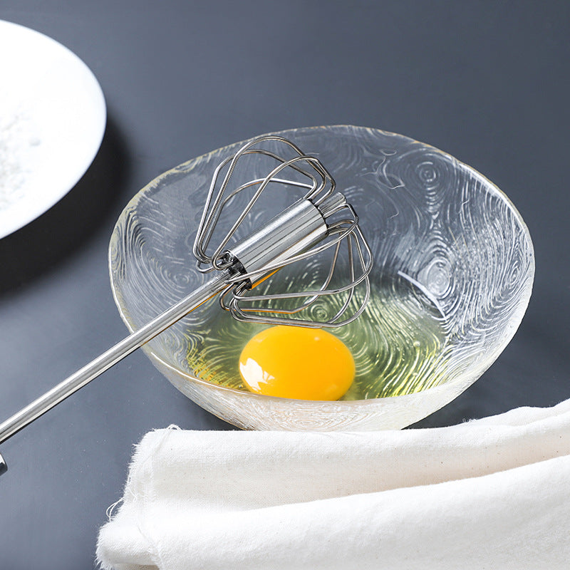 Rotary Hand Whisk for Eggs Cream Batter Kitchen Semi-Automatic Push Mixer for Baking Cooking Home Chef Tool | Thomler