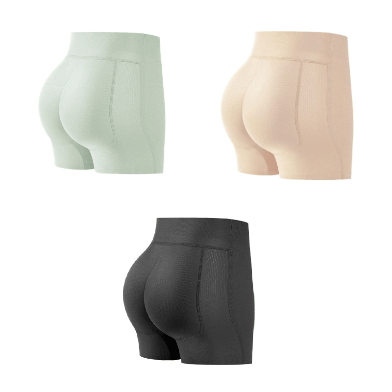 High-Waist Padded Butt-Lifting Shapewear Shorts for Women – Seamless Body Shaper with Removable Pads for Everyday Confidence & Special Occas | Thomler