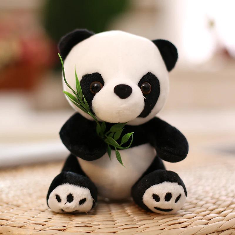 Cuddly Panda Stuffed Animal Soft Plush Toy for Kids Toddlers Adults Huggable Baby Shower Birthday Gift Collectible Room Decor | Thomler