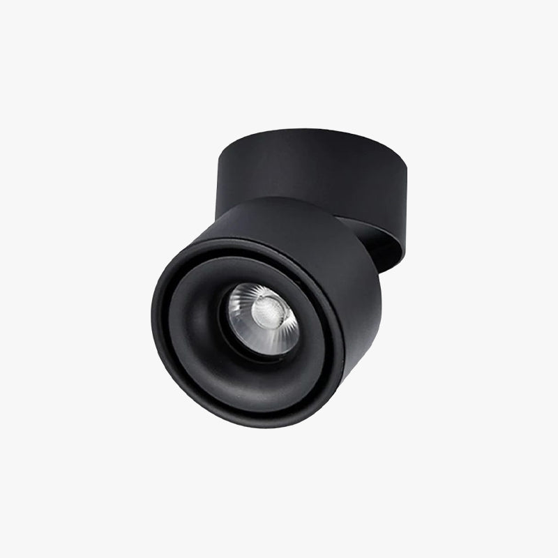 Modern Recessed LED Spotlight – Compact Round Surface Mount Ceiling Fixture for Hallways & Offices | Thomler
