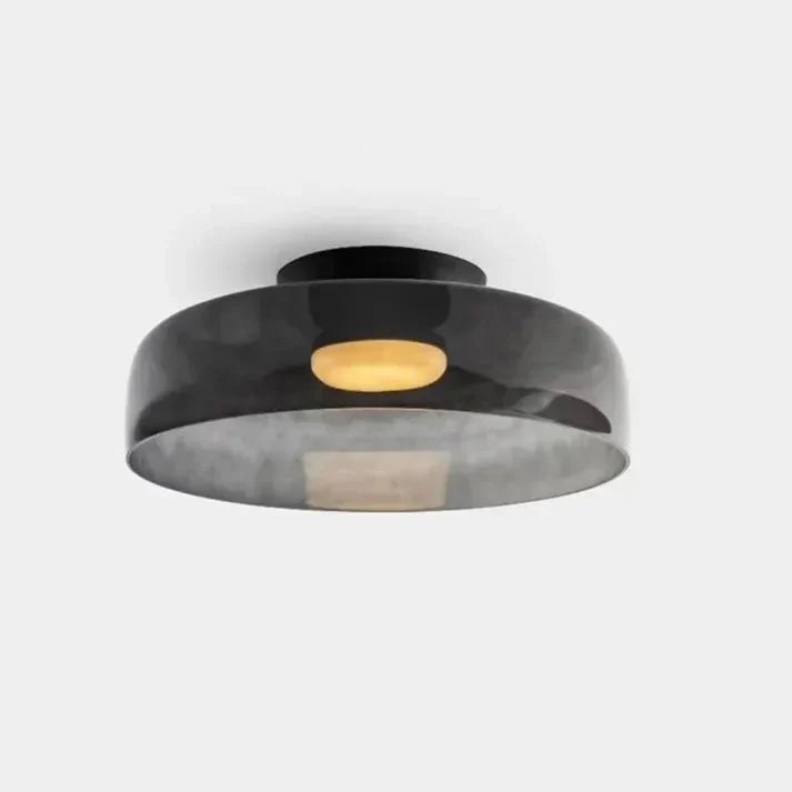 Layered Glass Ceiling Light with Adjustable LED – Contemporary Nordic Fixture for Dining and Living Rooms | Thomler