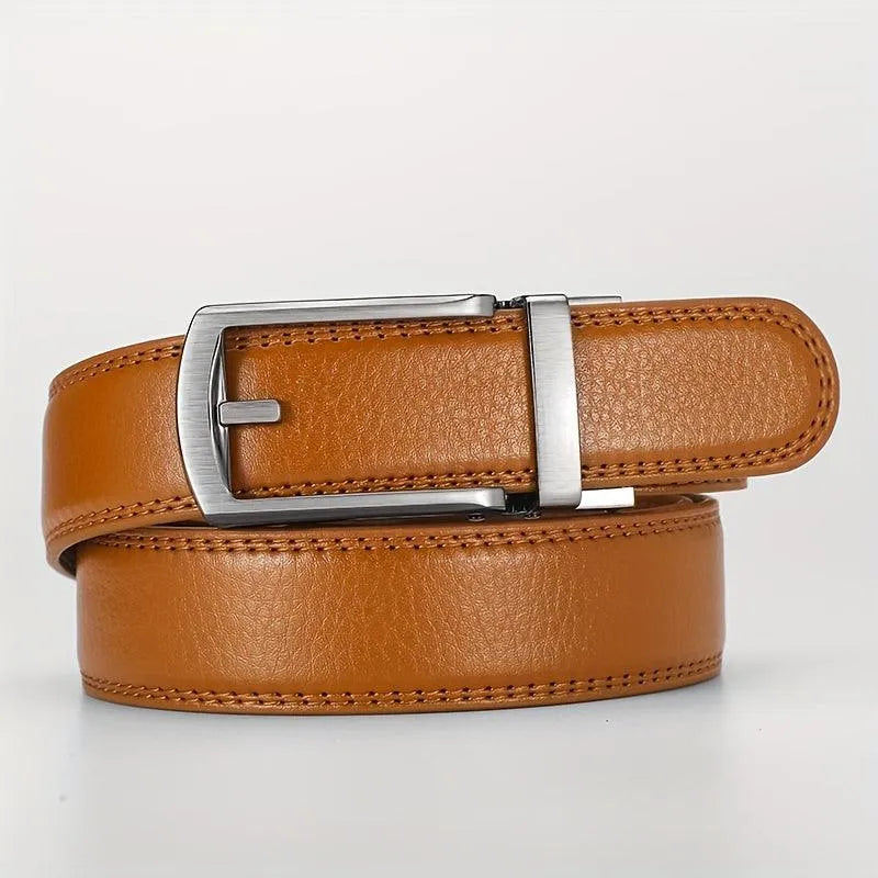 Genuine Leather Belt with Classic Pin Buckle – Timeless Style for Work, Casual & Formal Wear | Thomler