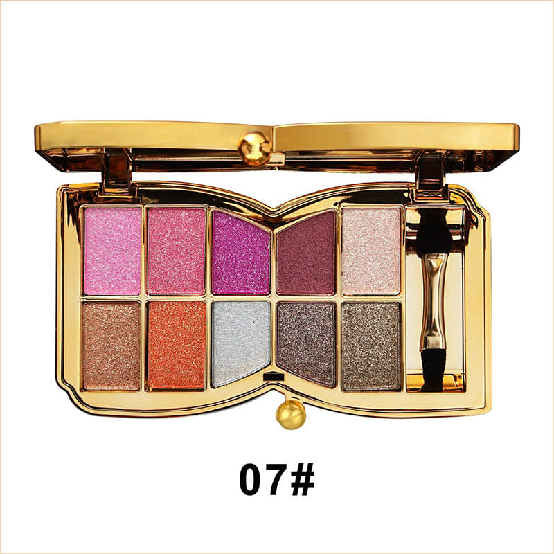 ShimmerGlam Pro – 10-farbige Glitzerpalette | 50% RABATT