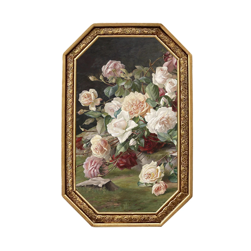 Vintage Resin Picture Frame for Home Display – Ornate Antique-Style Photo Holder for Living Room & Bedroom Décor | Thomler