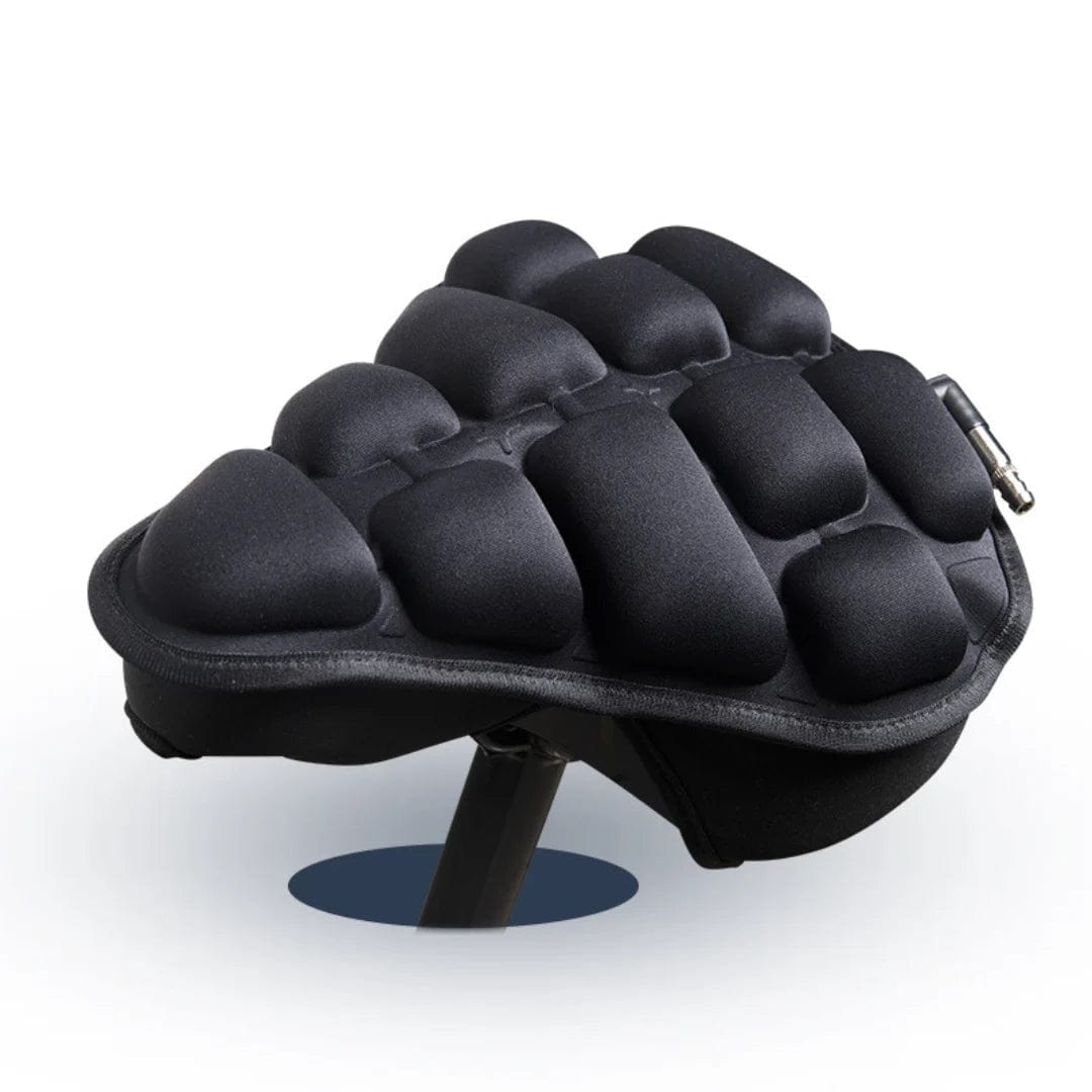 Inflatable Bike Seat Cushion with Air Shock Absorption & Ventilated Design for Comfort on Long Rides – Adjustable Pressure Bicycle Saddle | Thomler