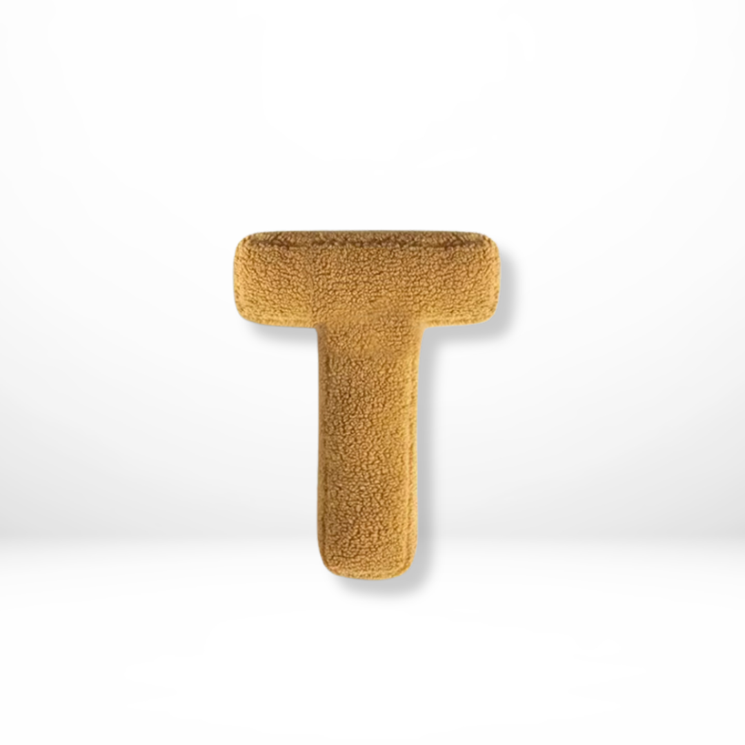 Alfabet Sierkussen Letter Fluweel A Tot Z 38x30cm | Sansoti