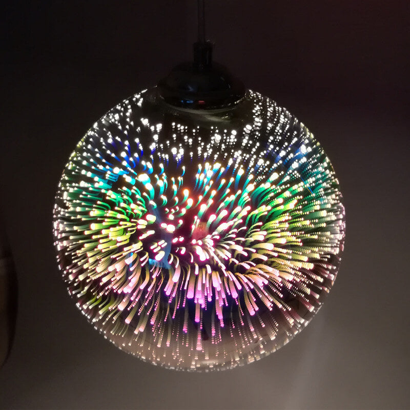 Pendant Light Metal 9.8 in Colorful Living Room Restaurant Bar Café Adjustable Chain Modern Hanging Ceiling Lamp | Thomler