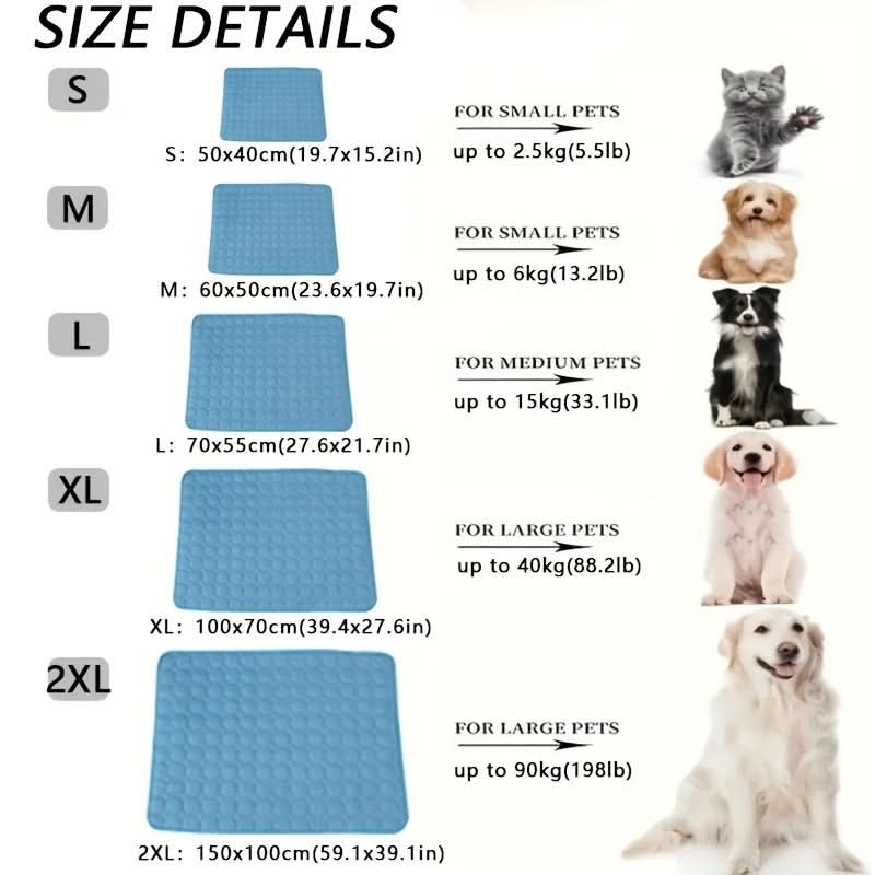 Breathable Summer Comfort Mat for Dogs & Cats – Cool-Touch Surface, Quilted Design for Indoor Use | Thomler