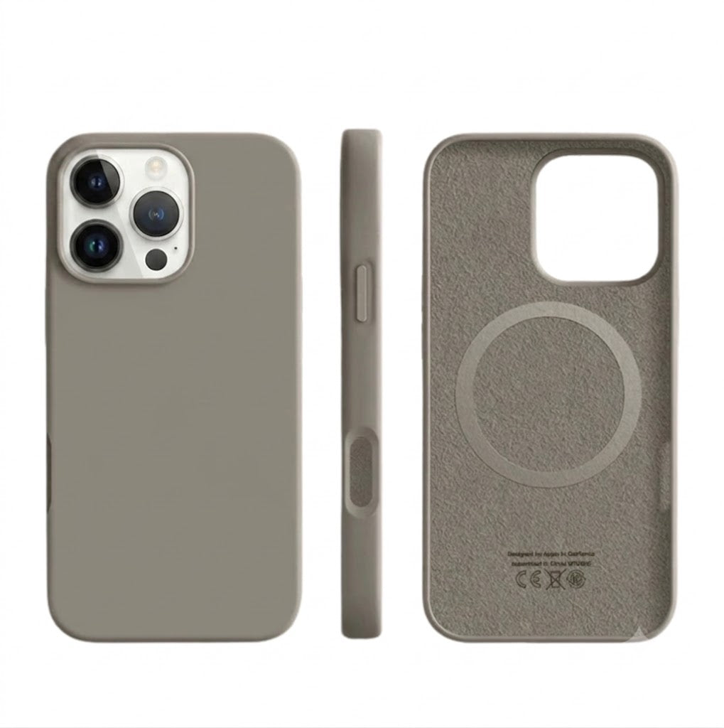 Soft-Touch Silicone iPhone Case with Magnetic Wireless Charging – Slim Protective Cover with Shock Absorption for Daily Use | Thomler