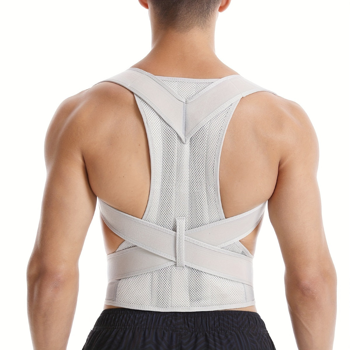 Adjustable Posture Corrector Brace for Back Support – Breathable Neoprene Upper Back Straightener for Men & Women | Thomler