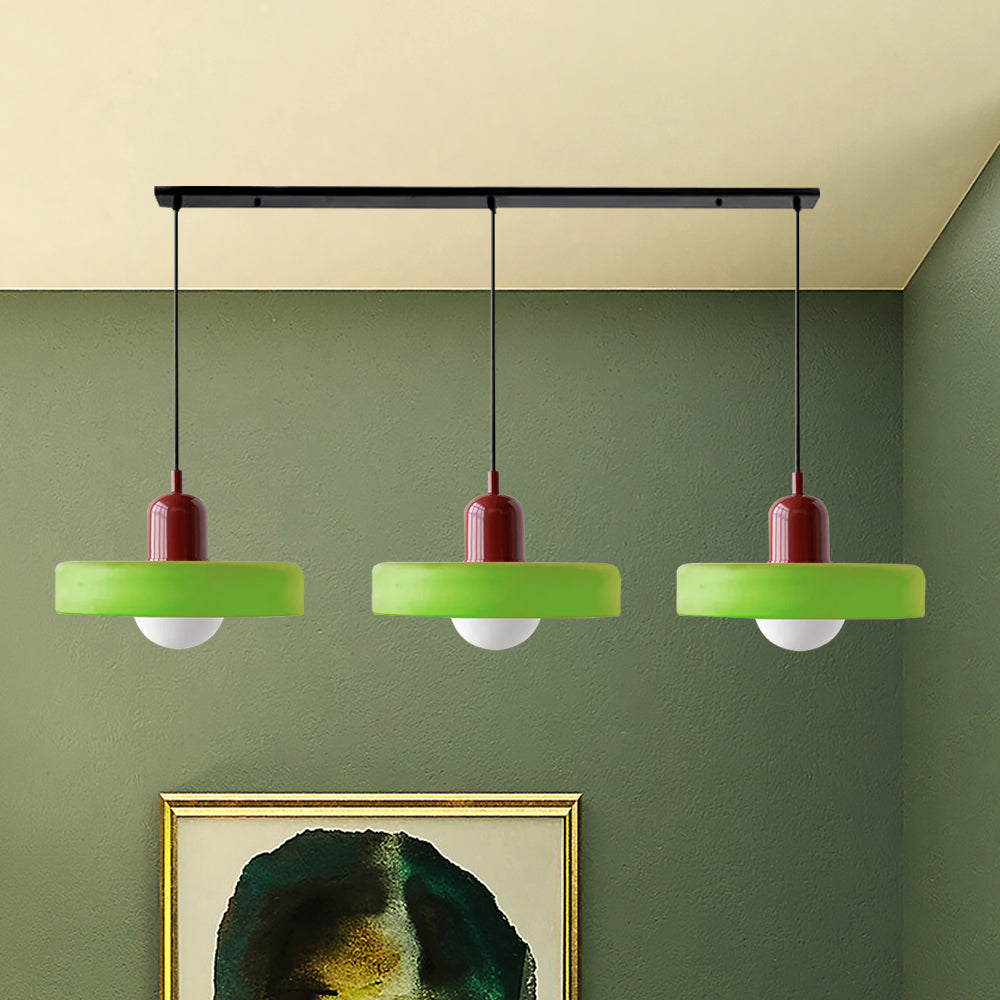 Pendant Light Glass Shade 30.0 cm Bedroom Bedside Hanging Lamp Modern Minimalist Nordic Style Adjustable Ceiling Light | Thomler