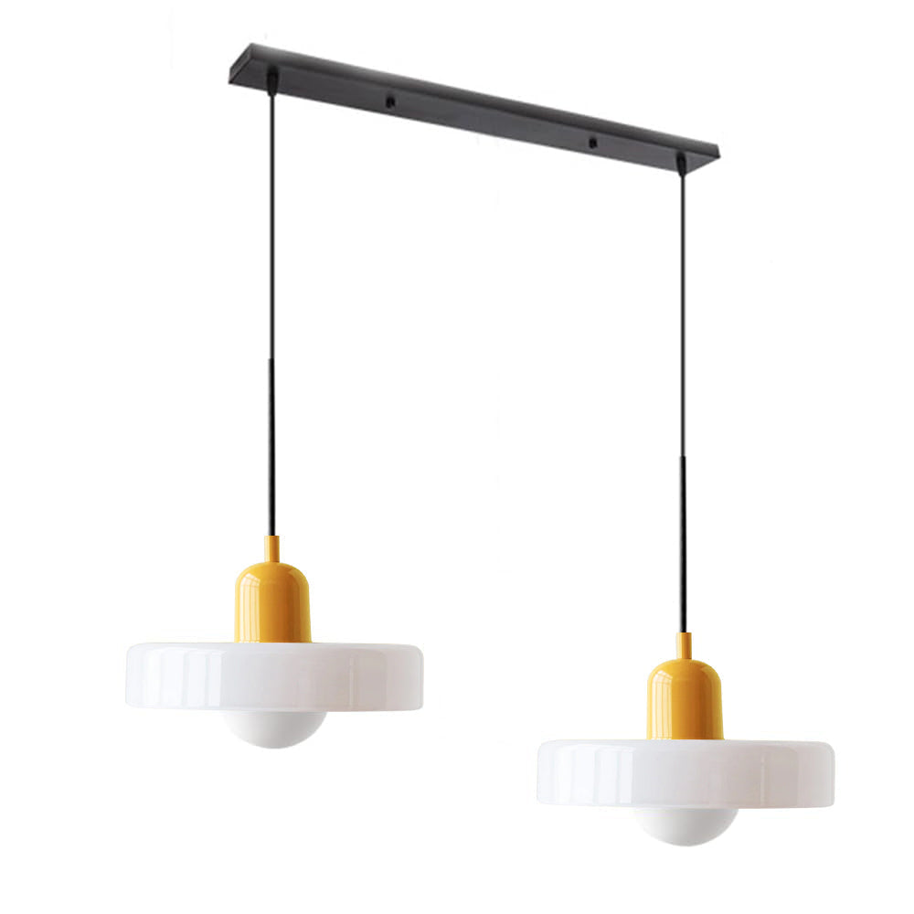 Pendant Light Glass Double Shade G9 35.0 cm Dining Room Kitchen Island Ceiling Fixture Modern Hanging Lamp | Thomler