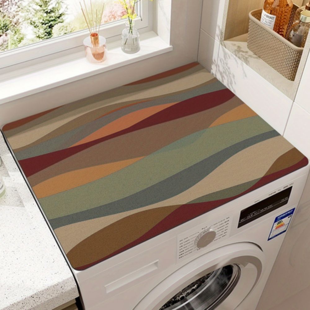 Microfiber Appliance Protection Mat – Non-Slip Countertop Cover for Kitchen & Laundry – Noise-Reducing Pad for Refrigerator Microwave | Thomler