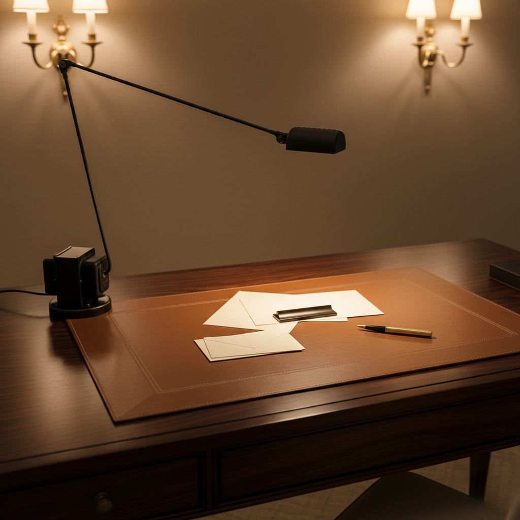 Articulated Metal Task Light with Dual-Segment Arm & Dimming Control | Thomler