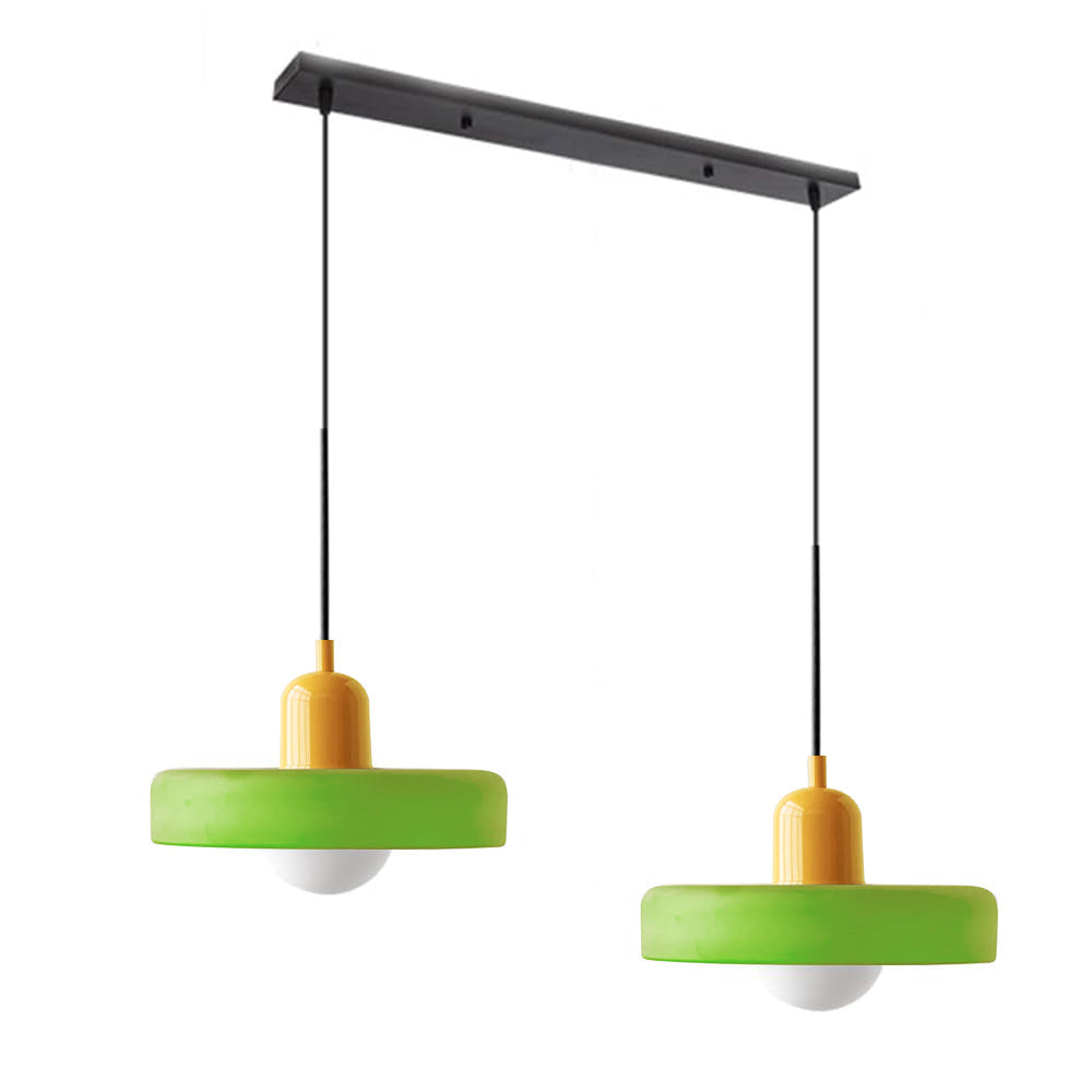 Pendant Light Glass Double Shade G9 35.0 cm Dining Room Kitchen Island Ceiling Fixture Modern Hanging Lamp | Thomler