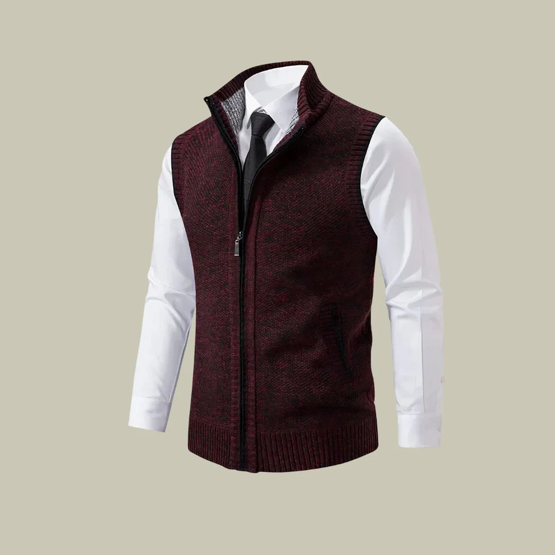 Men's Insulated Zip-Up Vest – Lightweight Layering Sleeveless Jacket for Fall Winter Spring | Tailored Fit Bodywarmer Gilet | Thomler