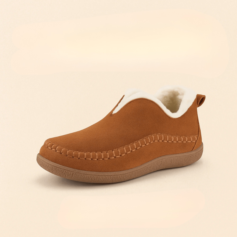 Cushioned Indoor Footwear with Contoured Footbed for Cold Weather Relief – Cozy House Shoes with Grip Soles | Thomler