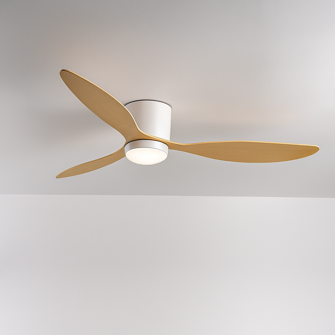 42-Inch Ceiling Fan with Dimmable LED Light & Remote | 3-Speed Reversible Motor for Year-Round Comfort | Thomler