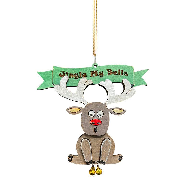 Funny Holiday Tree Ornament with Jingling Bells – Humorous Christmas Decoration for Home | Thomler