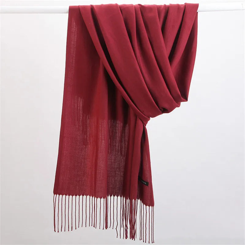 Cashmere Winter Scarf – Ultra-Soft Warmth in 10 Colors for Women | Thomler