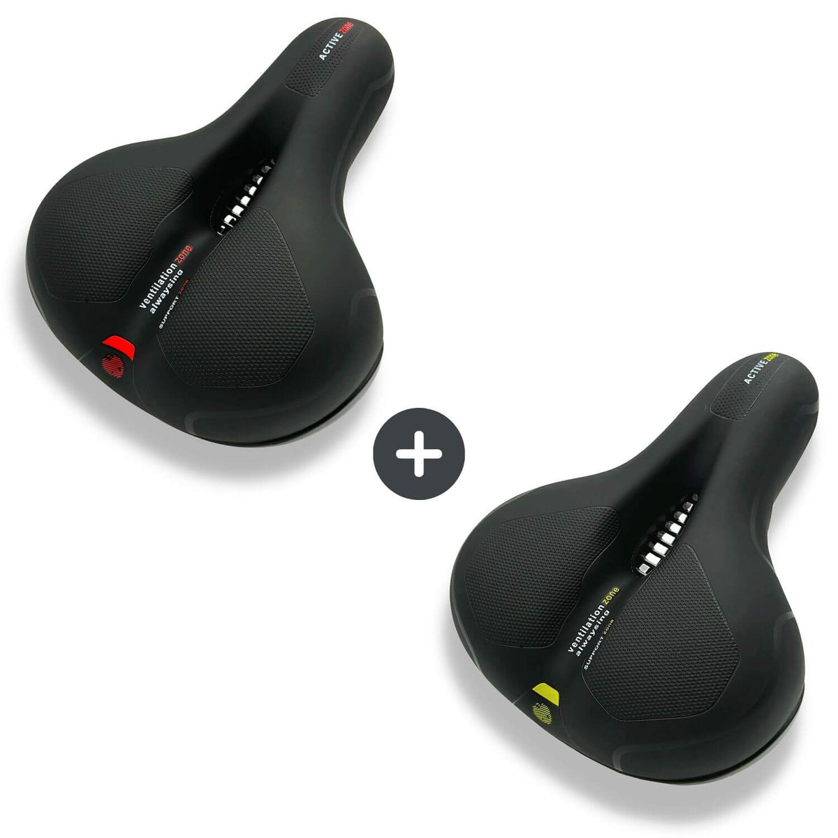 Memory Foam Bike Seat with Pressure Relief & Gel Cushioning for Road, Mountain & Commuter Bicycles – Ergonomic Saddle for Men & Women | Thomler