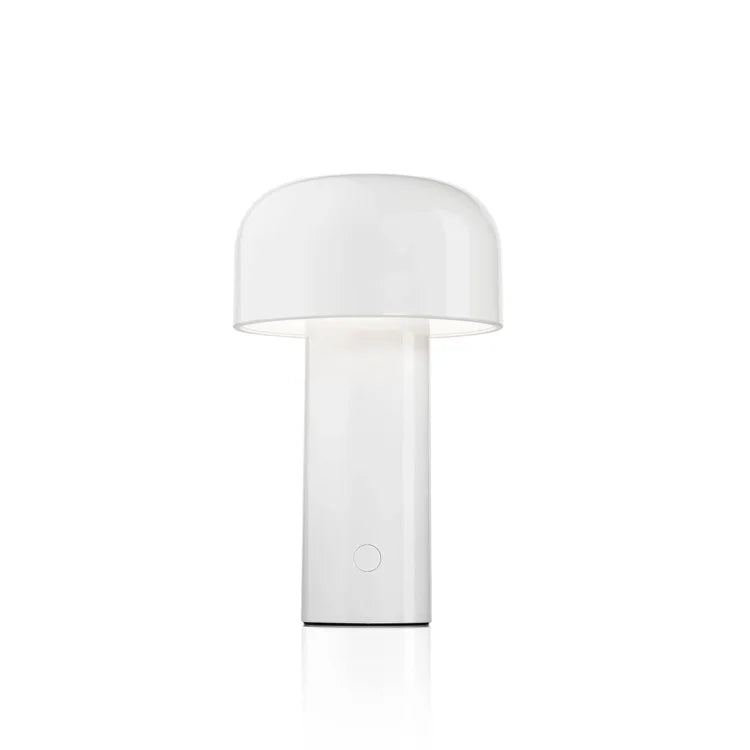 Cordless Mushroom Table Lamp with Touch Dimmer & USB-C Rechargeable Battery for Bedroom, Desk & Outdoor | Thomler