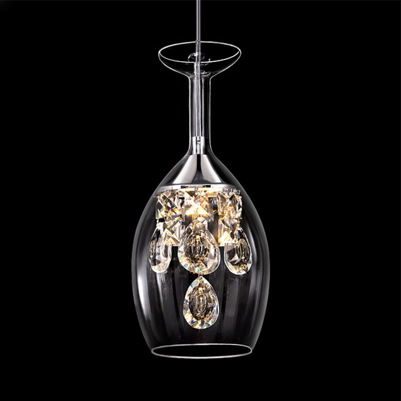Pendant Light Glass Crystal 53.8 sq ft Indoor Dining Room Kitchen Island Hanging Ceiling Fixture Elegant Modern | Thomler