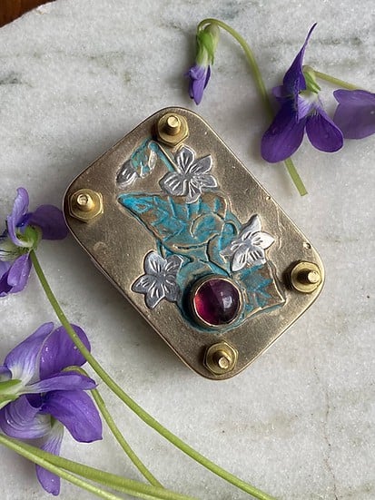Compact Metal Botanical Press for Dried Flowers & Leaves – Portable Travel Herbarium Kit for Nature Journaling & Resin Crafts | Thomler