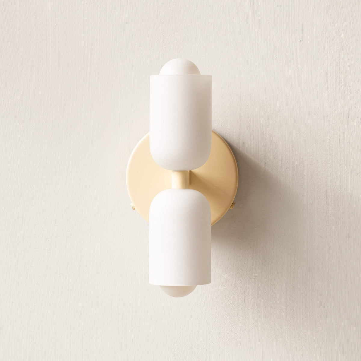 Cylindrical Acrylic Wall Sconce with Dual-Direction Glow for Bedroom & Hallway | Thomler