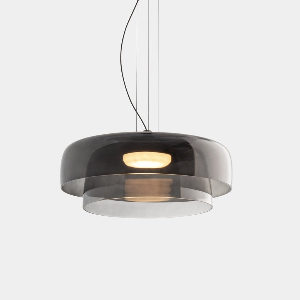 Pendant Light Glass 42.0 cm Orange Dining Room Kitchen Island Nordic Hanging Ceiling Lamp Warm LED Adjustable Cable | Thomler