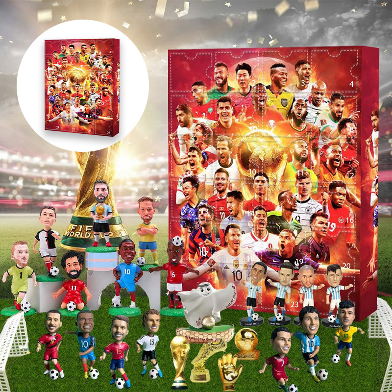 Soccer Advent Calendar – 24-Day Countdown with Player Figurines | Thomler