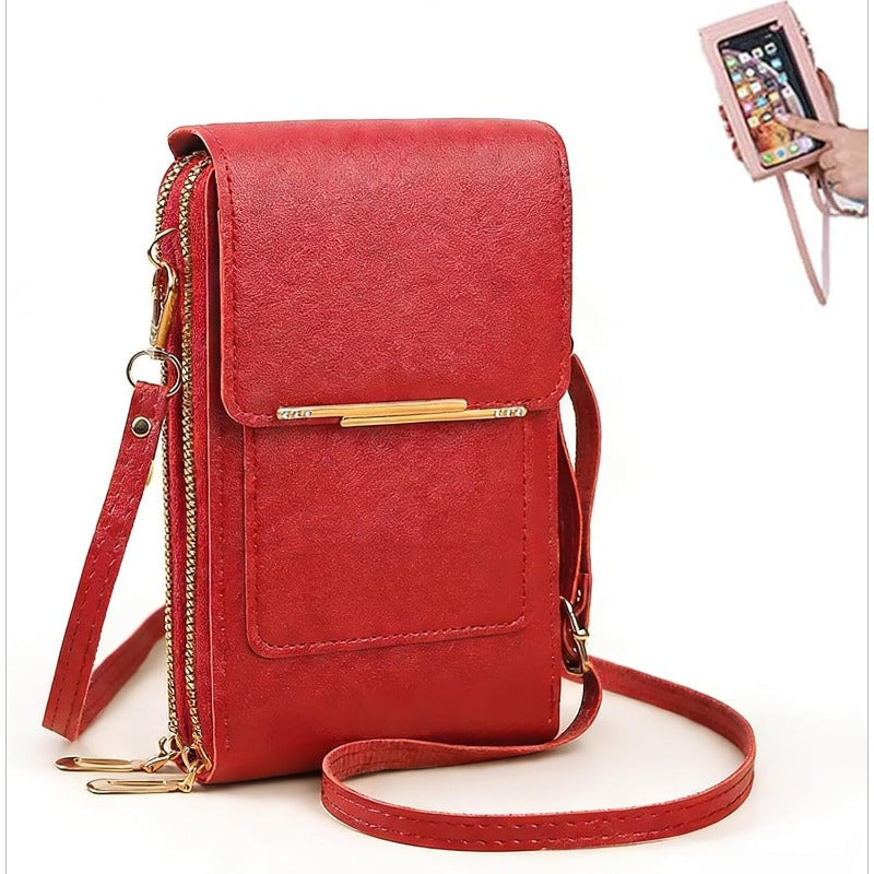 Touchscreen Crossbody Phone Wallet with RFID Blocking for Women – Holds 6.7 Inch Smartphones, Cards & Essentials | Thomler