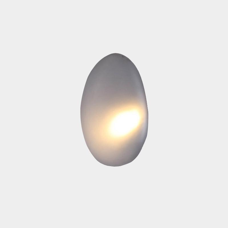 Pebble Glass Wall Lamp 8.6 in LED Indoor Wall Ceiling Light Sculptural Modern Fixture Ambient Lighting | Thomler