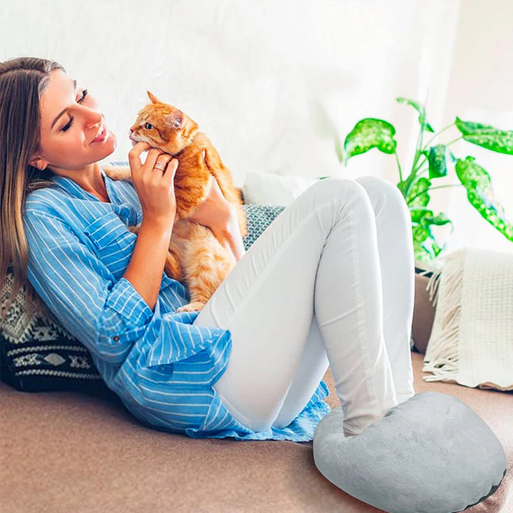 Heated Foot Warmer with Temperature Control & Machine-Washable Liner for Home & Office Use | Thomler