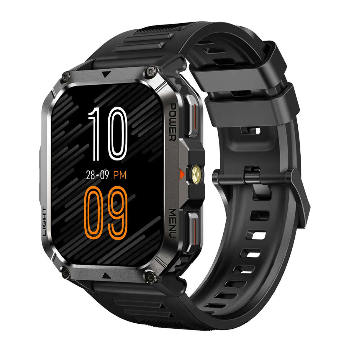 Tactical GPS Fitness Tracker with Voice Control & Built-In Flashlight for Hiking, Running & Outdoor Adventures | Thomler