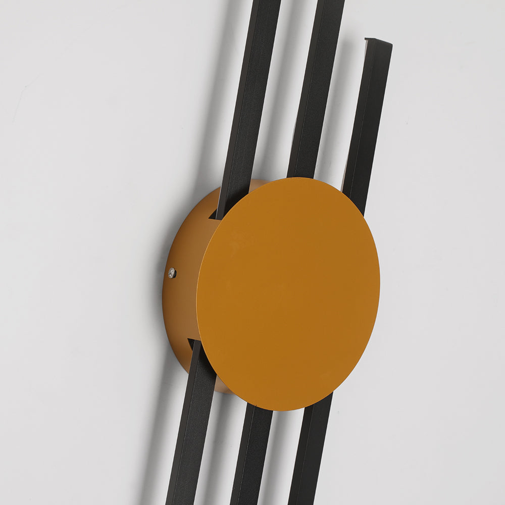 Contemporary Geometric Wall Light with Acrylic Panel – Metal Sconce for Bedroom, Living Room & Study | Thomler