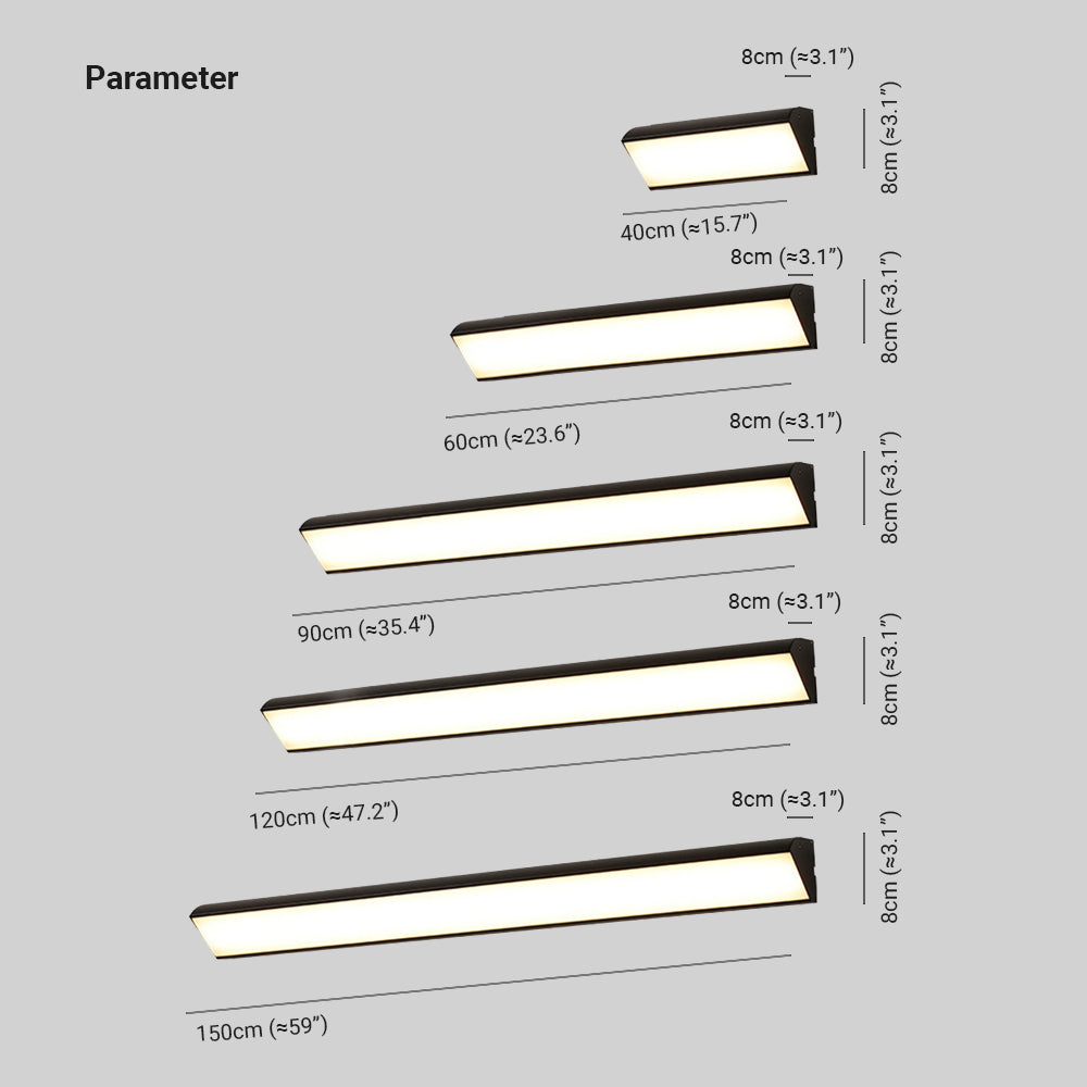 Weather-Resistant Linear LED Outdoor Sconce for Patio & Entryway – Black Finish | Thomler