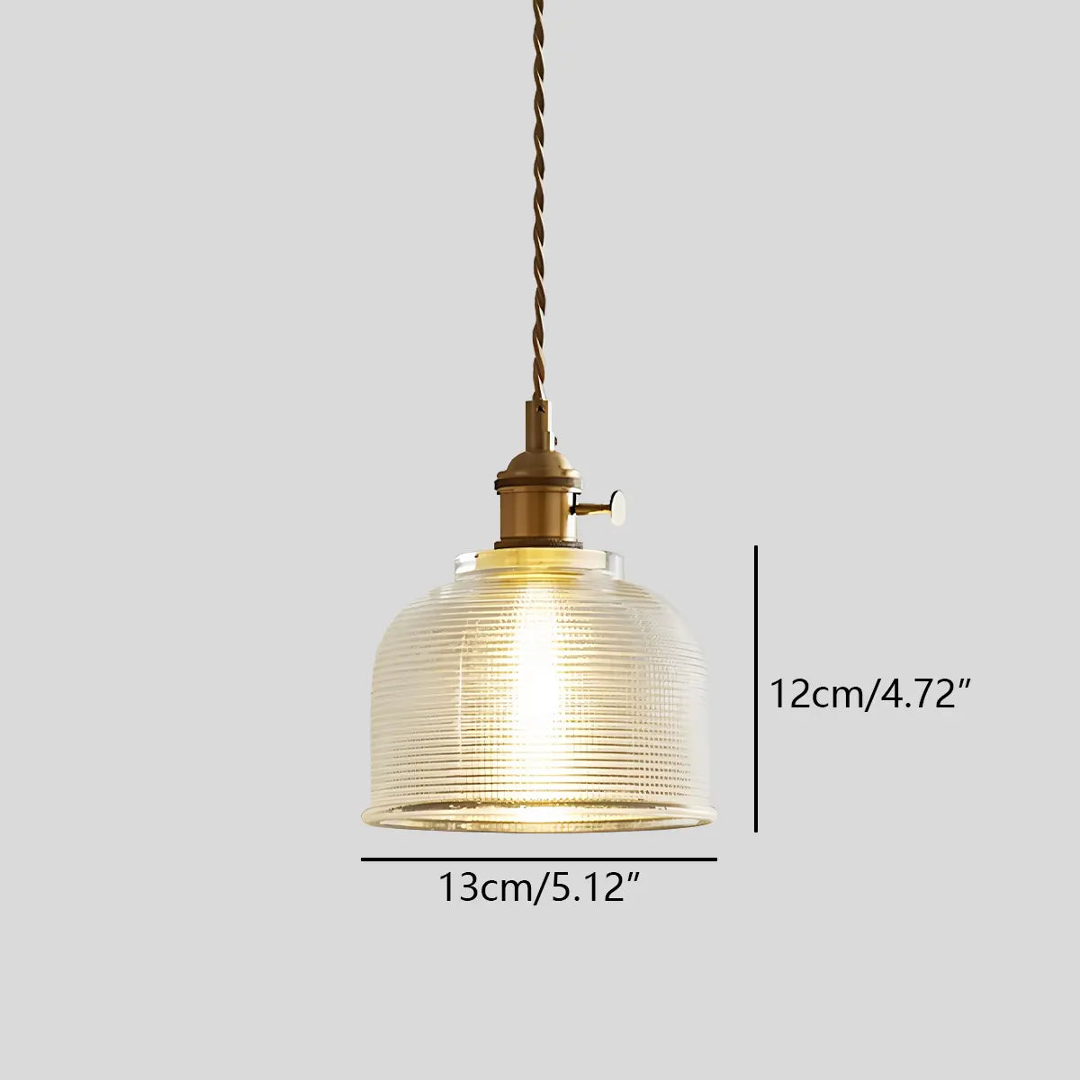 Pendant Light Glass Bronze Adjustable Cable Transparent Dining Room Kitchen Island Hanging Ceiling Lamp | Thomler