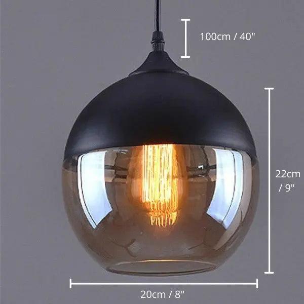 Geometric Overhead Fixture with Wood & Metal Frame – Contemporary Hanging Lamp for Dining Areas & Islands – Circle, Oval, Rectangle, Diamond | Thomler